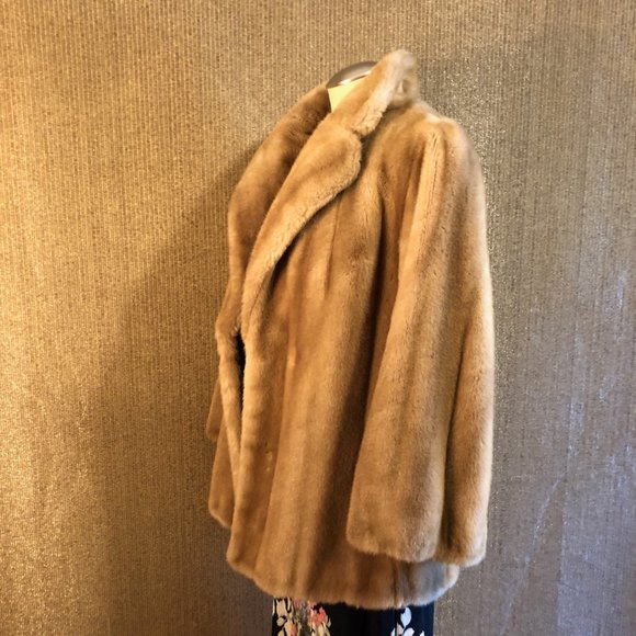Vintage Blonde Grandella Faux Fur Coat - Picture 3 of 10